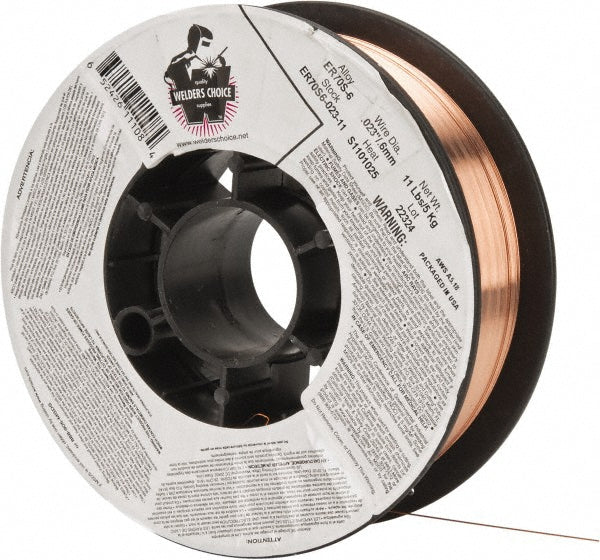 Welder's Choice 59802934 MIG Welding Wire ER70S-6, 0.0230" Dia, Carbon Steel