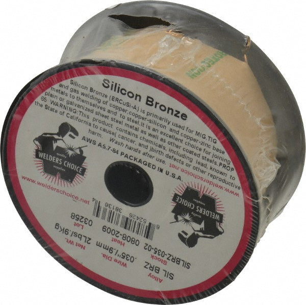 Welder's Choice 59803312 MIG Welding Wire ERCuSi-A, 0.0350" Dia, Silicon Bronze