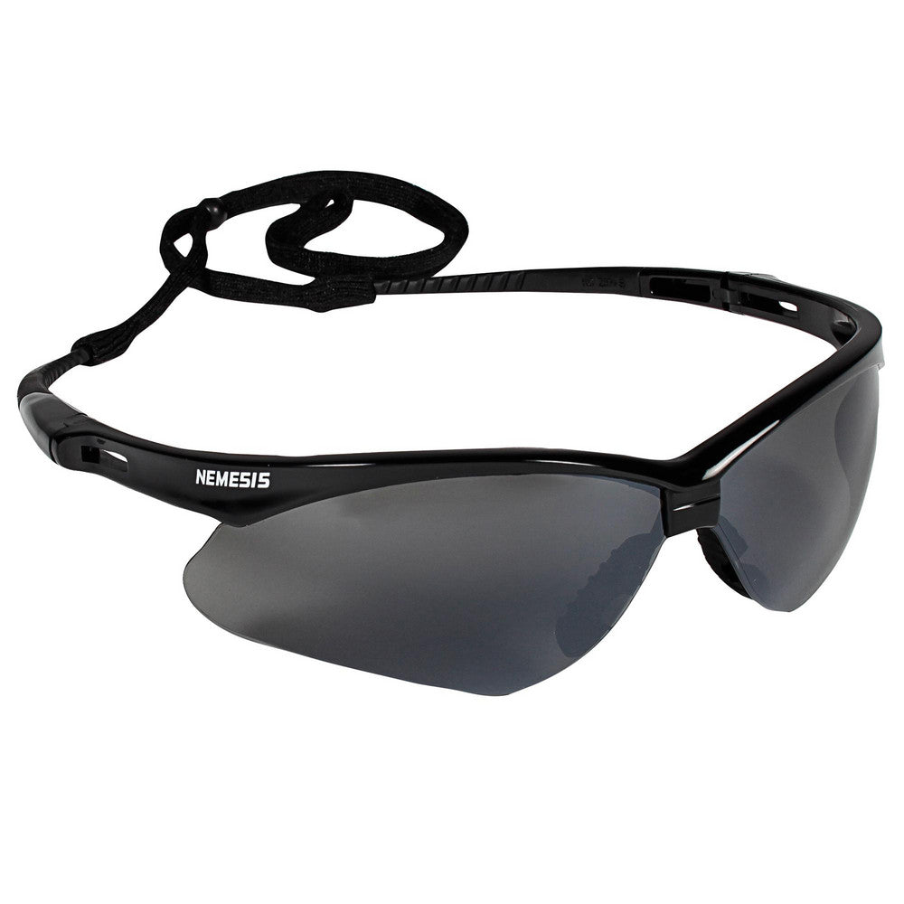 KleenGuard 25688 Safety Glass Scratch-Resistant, Polycarbonate, Smoke Mirror Lenses, Full-Framed, UV Protection