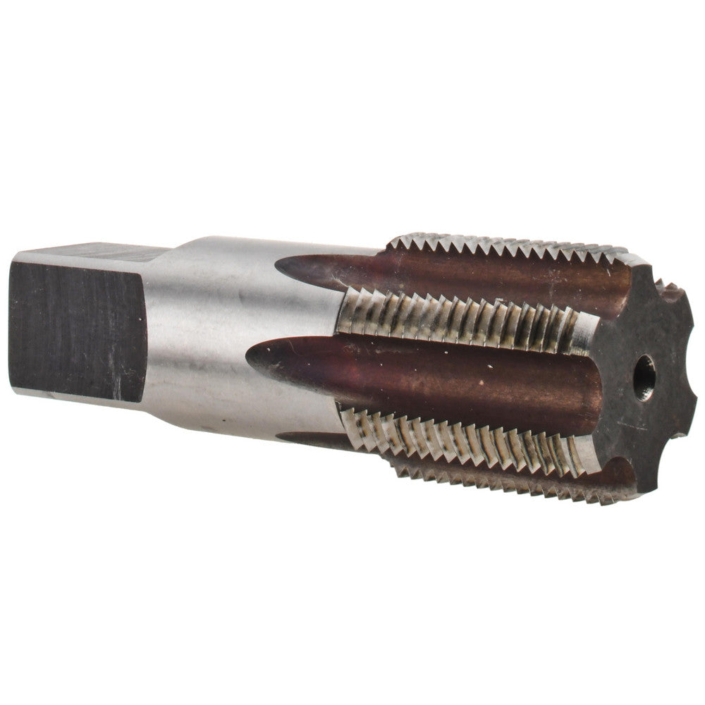 Hertel 87057 1-5/16 - 12 Bottoming RH H4 Bright High Speed Steel 6-Flute Straight Flute Hand Tap