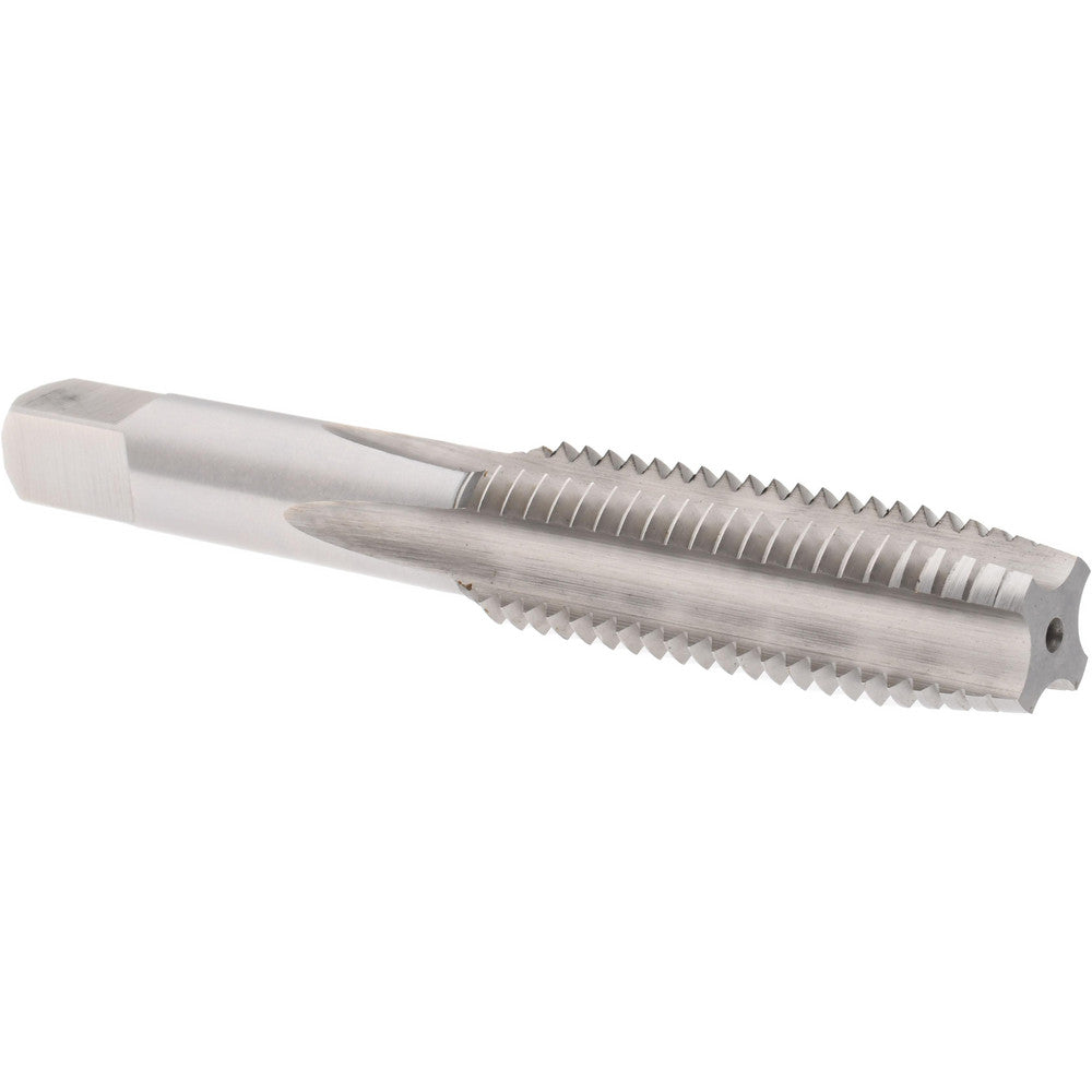 Hertel 029136AS Straight Flute Tap M14x2 Metric Coarse, 4 Flute, Plug Chamfer, 6H Class of Fit, High-Speed Steel, Bright/Uncoated Finish