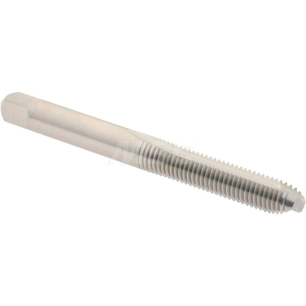 Hertel K008365AS Spiral Point Tap 1/4-28 UNF, 2 Flutes, Bottoming Chamfer, 3B Class of Fit, HSS, Bright/Uncoated Coated
