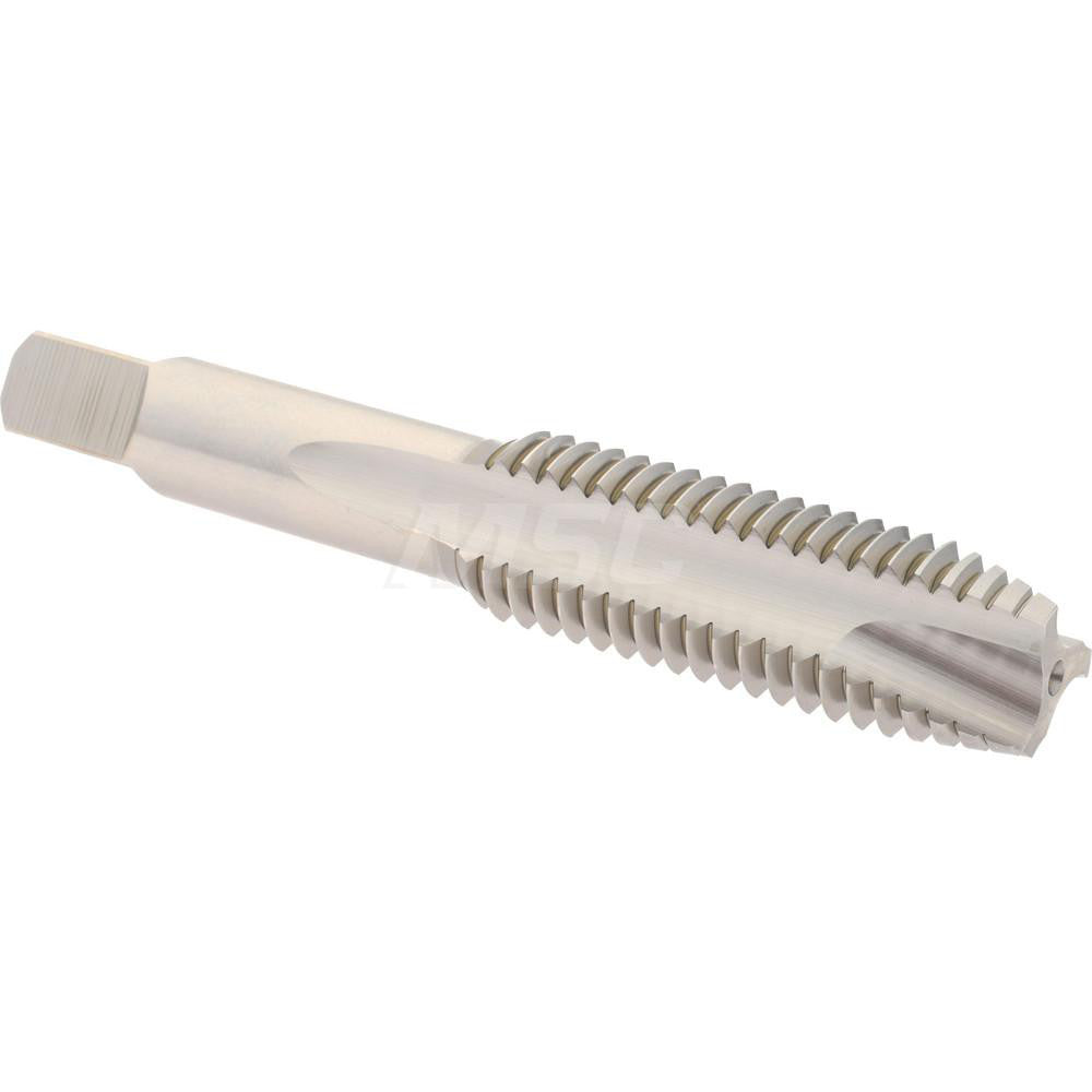 Hertel K017287AS Spiral Point Tap 5/8-11 UNC, 3 Flutes, Plug Chamfer, 3B Class of Fit, HSS, Bright/Uncoated Coated