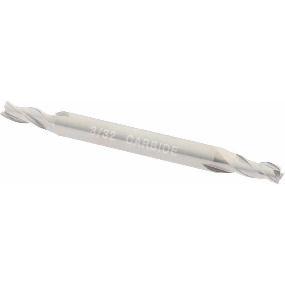 Hertel E599924446 Square End Mill 3/32" Dia, 3/16" LOC, 3 Flute, Solid Carbide