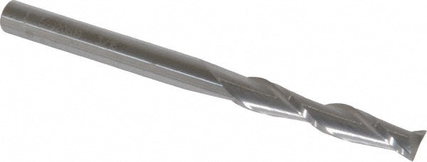 Hertel 59920819 Square End Mill 3/16" Dia, 1" LOC, 2 Flute, Solid Carbide