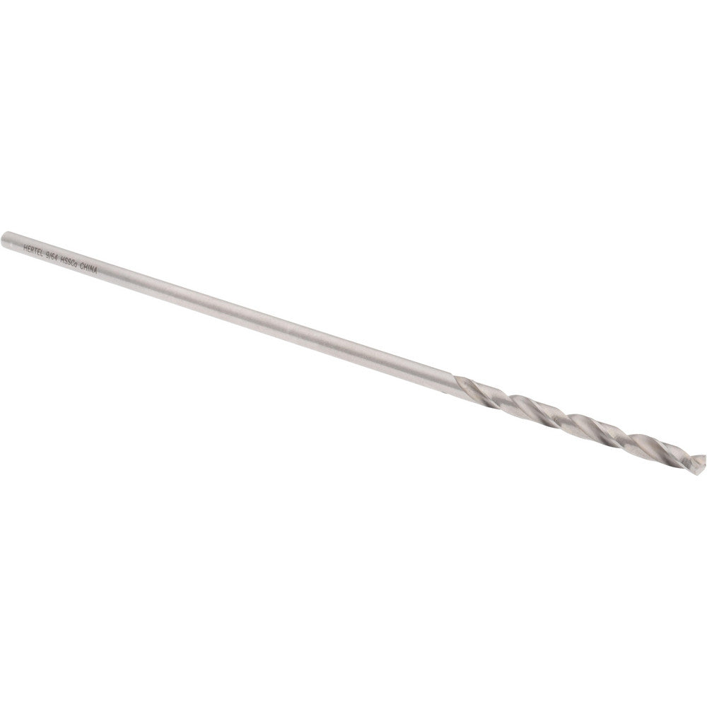 Hertel 906C 9/64 Aircraft Extension Drill Bit 9/64" Dia, 135 ° Point, Cobalt