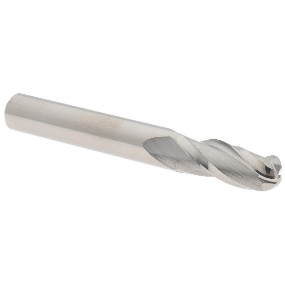 Hertel E599924736 Ball End Mill 5/16" Dia, 13/16" LOC, 3 Flute, Solid Carbide
