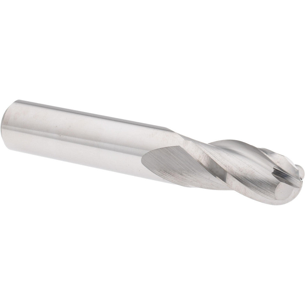 Hertel E599924739 Ball End Mill 1/2" Dia, 1" LOC, 3 Flute, Solid Carbide
