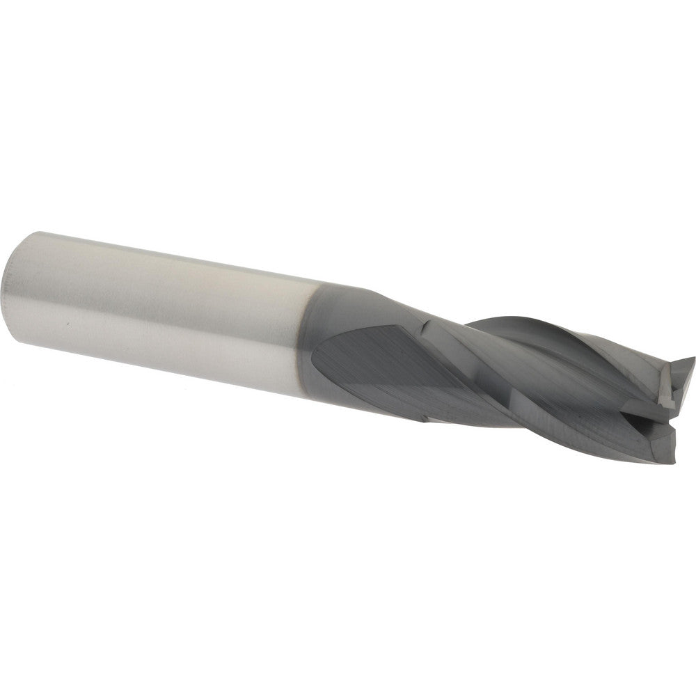 Hertel 59928432 Square End Mill 1/2" Dia, 1" LOC, 3 Flute, Solid Carbide