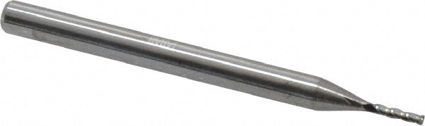 Hertel E599924641 Square End Mill 1.00 mm Dia, 3.00 mm LOC, 4 Flute, Solid Carbide