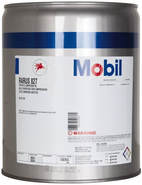 Mobil 104820 5 Gal Pail, ISO 100, SAE 30, Air Compressor Oil