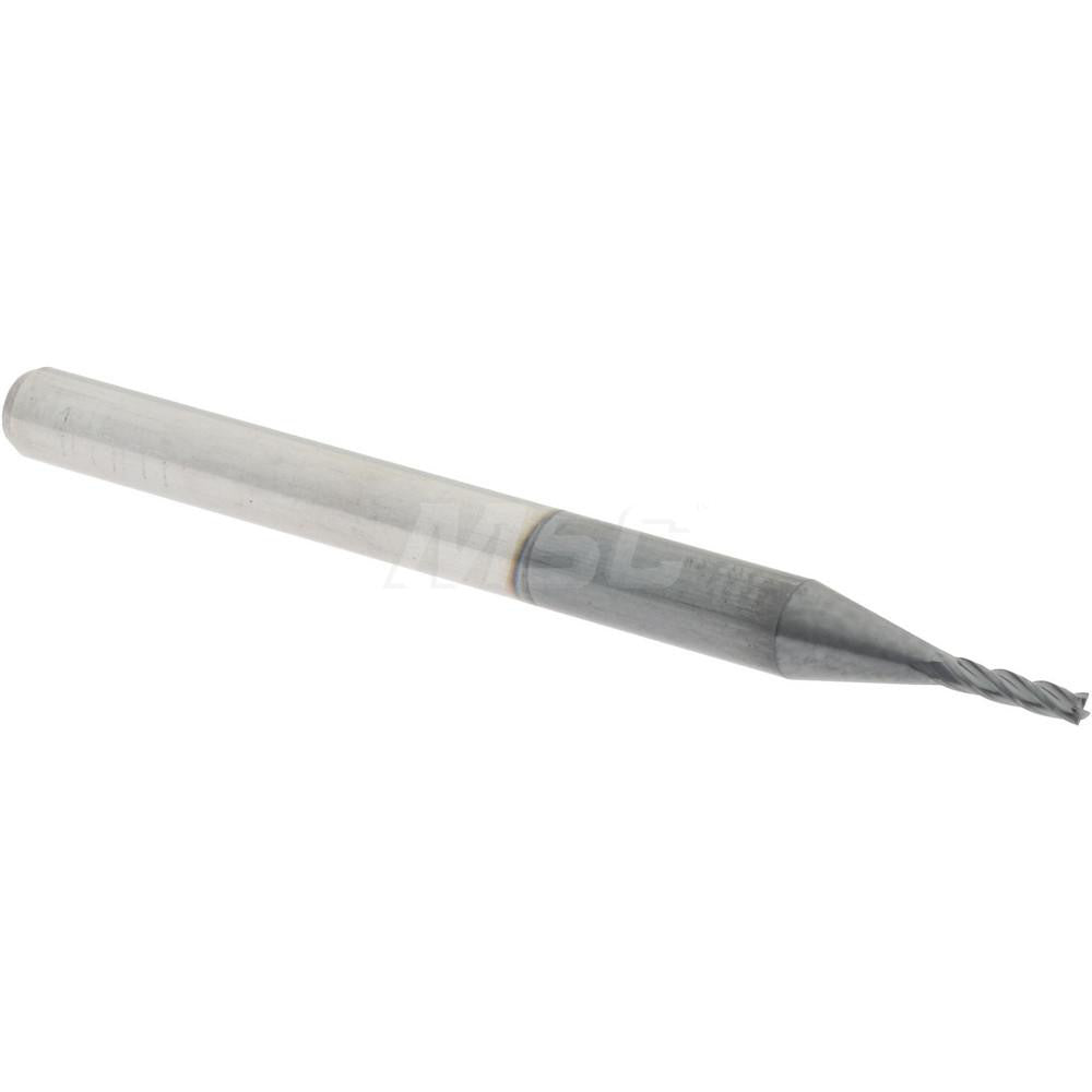 Accupro 60056942 Square End Mill 0.0394'' Dia, 0.1575'' LOC, 4 Flutes, Solid Carbide