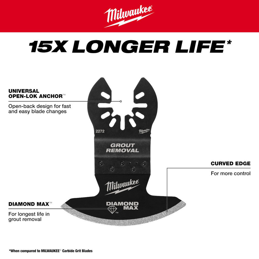 Milwaukee Tool 49-25-2272 Multi-Tool Blade Use with Multiple Multi-Tools