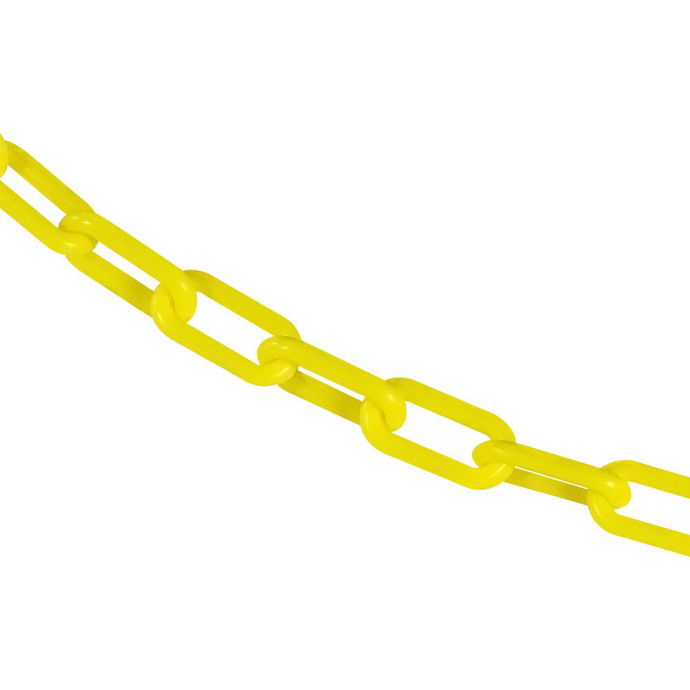 PRO-SAFE CH-YWL-100A Chain Plastic, Yellow, 100' Long, 1-1/2" Wide