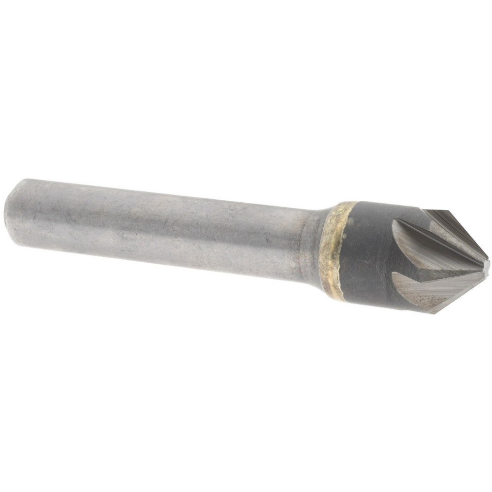 MADE IN USA-COUNTERSINKS C6NC-1/2-82 Countersink 1/2" Head Dia, 82.00 deg Included Angle, 6 Flute, Solid Carbide, Right Hand Cut