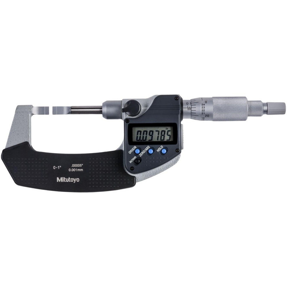 Mitutoyo 422-360-30 Blade Micrometer Electronic, 1" Max (25mm)