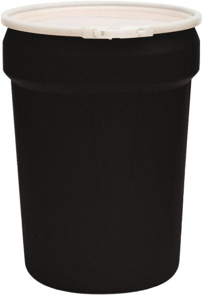 Eagle 1601BLK Open Head Drum 30 gal, Black