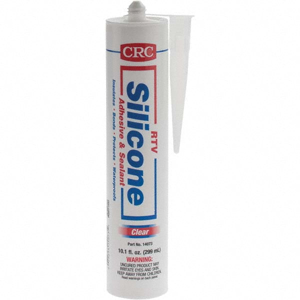 CRC 1004801 Sealant 12 oz Cartridge, Clear, RTV Silicone