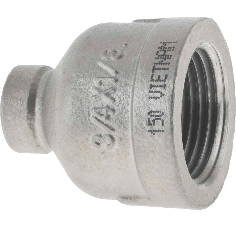 Merit Brass K412-1202 Pipe Reducer 3/4 x 1/8", 304 Stainless Steel