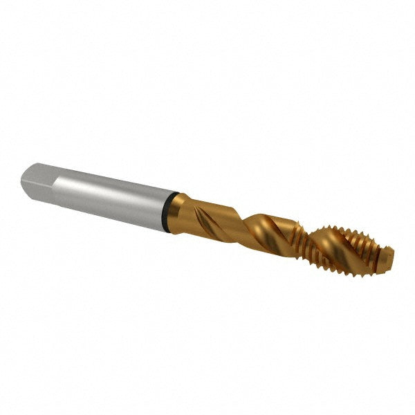 Guhring 9039340063500 Spiral Flute Tap 1/4-20, UNC, 2 Flute, Modified Bottoming, 2B Class of Fit, Cobalt, TiN Finish