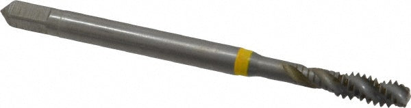 Guhring 9039040035050 Spiral Flute Tap #6-32, UNC, 3 Flute, Modified Bottoming, 2B Class of Fit, Cobalt, Bright/Uncoated