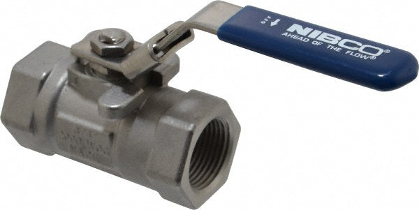 NIBCO NL943K8P Standard Manual Ball Valve 3/4" Pipe, Reduced Port