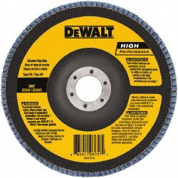 DeWALT DW8380H Flap Disc 5/8-11 Hole, 40 Grit, Zirconia Alumina, Type 29