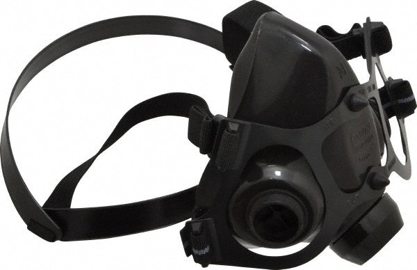 North 770030M Half Facepiece Respirator Silicone, Threaded, Medium