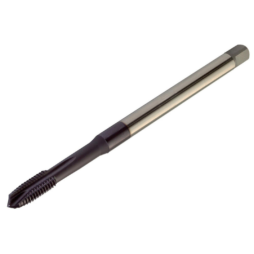 Sandvik Coromant 8248508 Spiral Point Tap M8x1.25 Metric, 3 Flutes, Plug Chamfer, 6H Class of Fit, Solid Carbide, Bright/Uncoated Coated