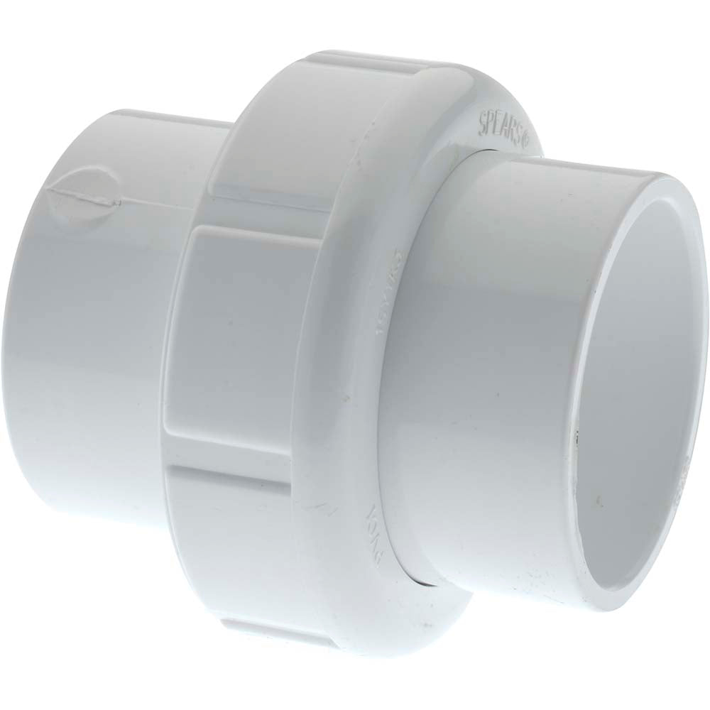 Value Collection 497-015 1-1/2" PVC Plastic Pipe Union with EPDM O-Ring