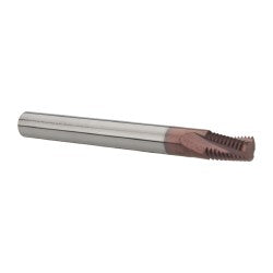 Carmex MT0250C0427NPT Helical Flute Thread Mill 1/8-27, Internal & External, 3 Flute, 0.2500" Shank Dia, Solid Carbide
