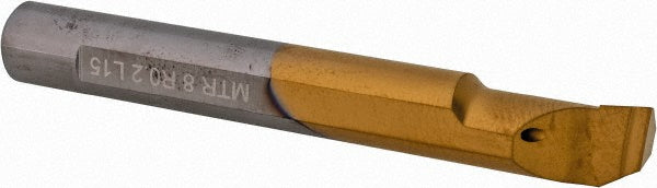 Carmex MTR8R0.2L15 Boring Bar 0.3200" Min Bore, 0.5900" Max Depth, Right Hand, 0.1575" Shank Dia, Solid Carbide