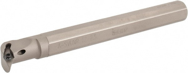 Iscar 3601217 Indexable Boring Bar A-SVUNR 12-2.5, 1.0400" Min Bore, Right Hand, -7 deg Lead
