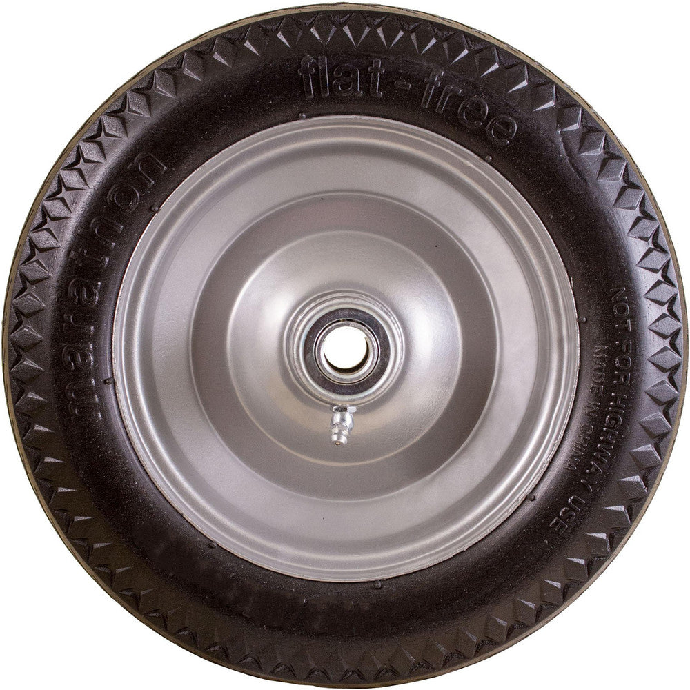 Marathon Industries 30031 3-19/64" Wide x 10-1/2" High, Flat Free Hand Truck Tire
