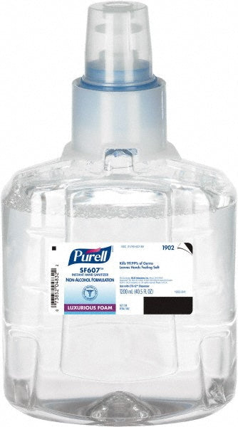 PURELL 1902-02 Hand Sanitizer Foam, 1200 mL, Dispenser Refill, Alcohol-Free