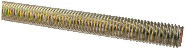 All America Threaded Products 07136 General-Purpose Threaded Rod 5/8-11, 6' OAL, Alloy Steel, Yellow Zinc Finish