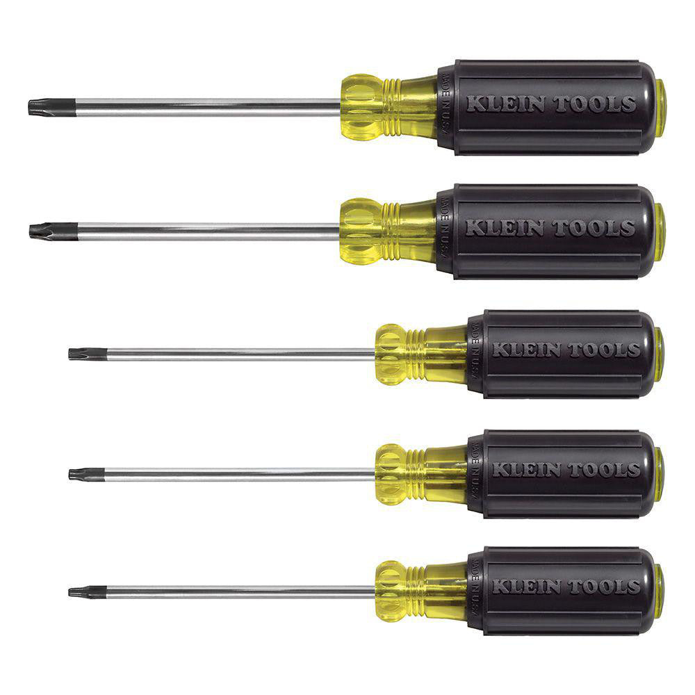Klein Tools 19555 Screwdriver Set 5 Pc, Torx