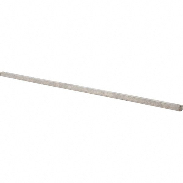 Value Collection KP1911 Undersized Key Stock 1/4" High, 1/4" Wide, 12" Long, 18-8 Stainless Steel