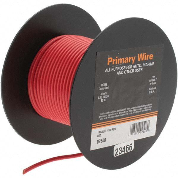 EastPenn 23466 10 AWG, 100' OAL, Hook Up Wire