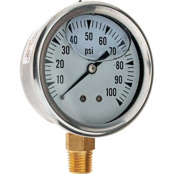 Value Collection 729205 Pressure Gauge 2-1/2" Dial, 1/4" Thread, NPT