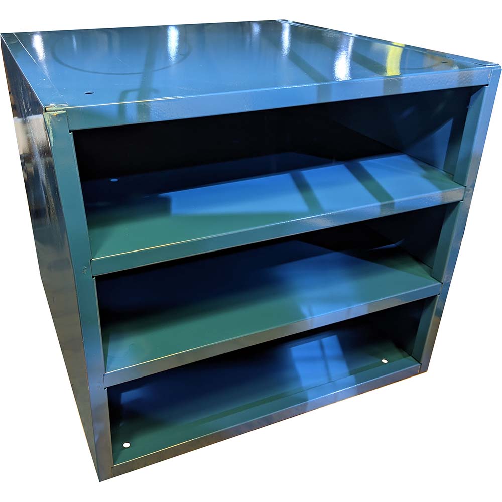 Durham 583-04 3 Compartment Module for Workstations, Steel