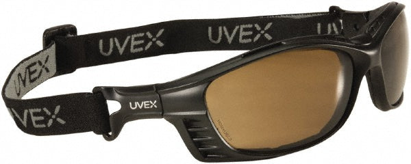 Uvex S2941HS Safety Glass Anti-Fog, Polycarbonate, Gray Lenses, Full-Framed, UV Protection