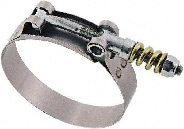 Ideal Tridon 300300400051 T-Bolt Spring Loaded Clamp 4 to 4.313" Hose, 3/4" Wide, Stainless Steel