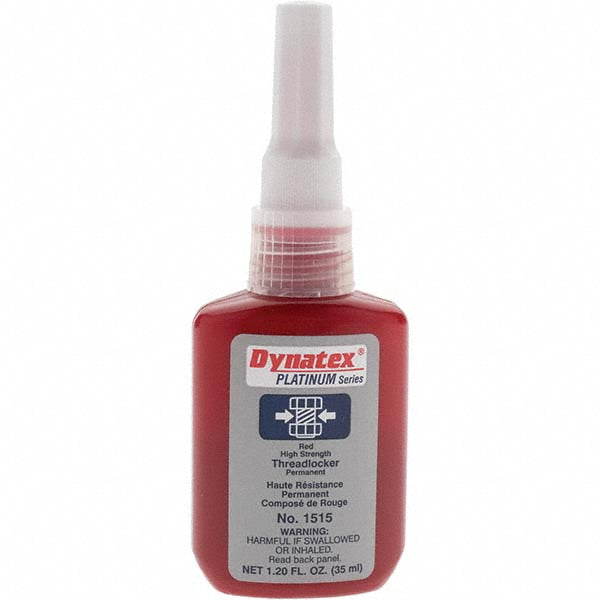 Barnes Distribution BD1515 Threadlocker Red, Liquid, 35 mL, Bottle
