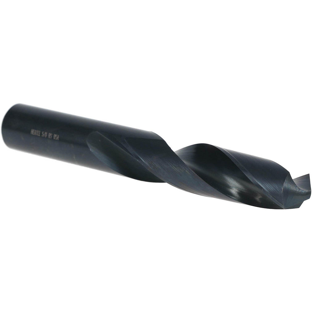 Hertel 61698494 Screw Machine Length Drill Bit 5/8" Dia, 118 ° Point, High Speed Steel