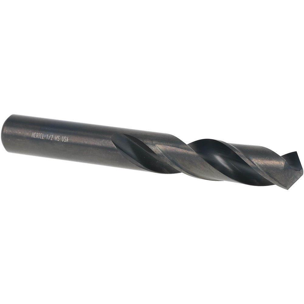 Hertel 61699104 Screw Machine Length Drill Bit 1/2" Dia, 118 ° Point, High Speed Steel