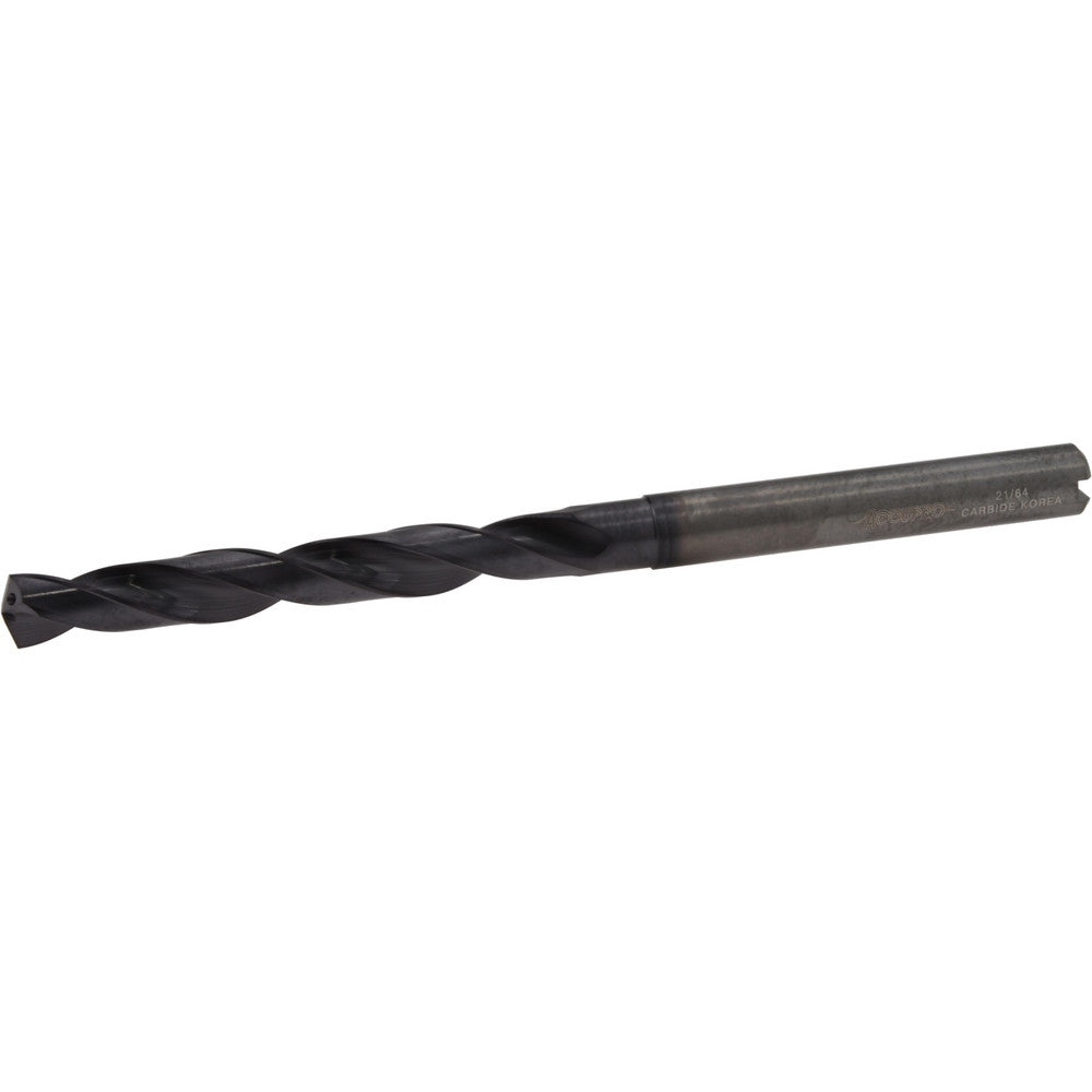 Accupro 4500176 Jobber Length Drill Bit 21/64" (0.3281) Dia, 140 deg, Solid Carbide