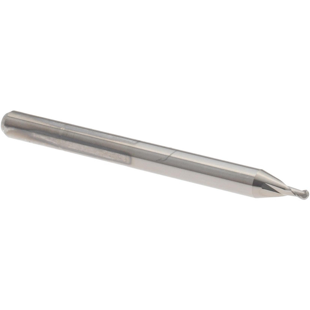 Accupro 14797433 Ball End Mill 3/64" Dia, 0.0700" LOC, 2 Flute, Solid Carbide