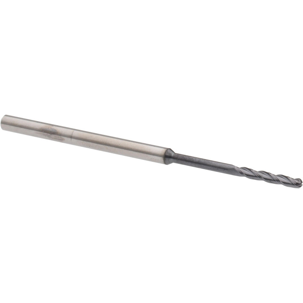 Accupro 14881852 Ball End Mill 0.0781" Dia, 0.5" LOC, 3 Flute, Solid Carbide