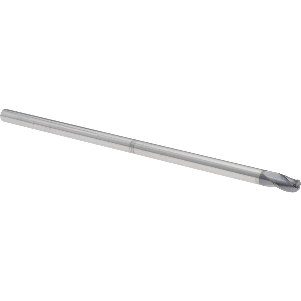 Accupro 14881881 Ball End Mill 1/4" Dia, 3/8" LOC, 3 Flute, Solid Carbide